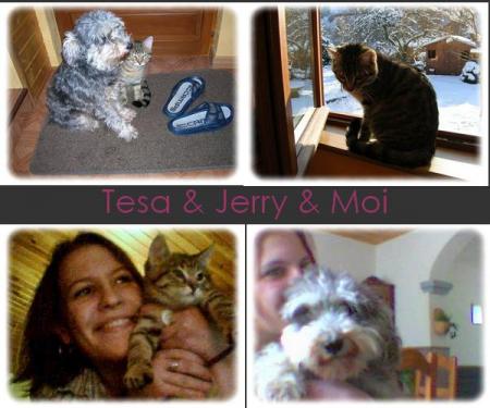 Tesa, Jerry et moi